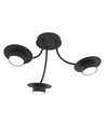Enso 3 Sort loftslampe - GX53, 230V, uden lyskilde
