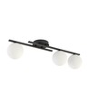Kairo 3 Sort/Opal loftslampe - Ø14 cm, E14, 230V, uden lyskilde