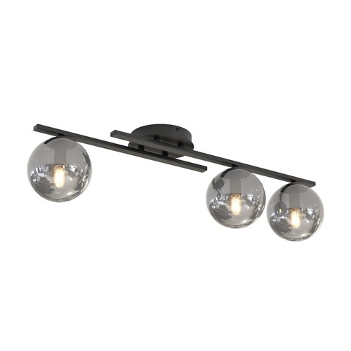 Kairo 3 Sort/Grafit loftslampe - Ø14 cm, E14, 230V, uden lyskilde