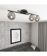 Kairo 3 Sort/Grafit loftslampe - Ø14 cm, E14, 230V, uden lyskilde