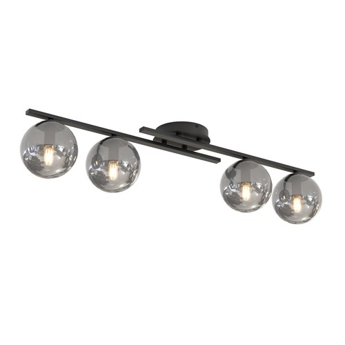 Kairo 4 Sort/Grafit loftslampe - Ø14 cm, E14, 230V, uden lyskilde
