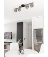 Kairo 4 Sort/Grafit loftslampe - Ø14 cm, E14, 230V, uden lyskilde