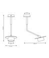 Mizu 1 Sort loftslampe - GX53, 230V, uden lyskilde