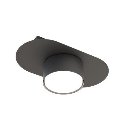 Stilo 1 Sort loftslampe - GX53, 230V, uden lyskilde