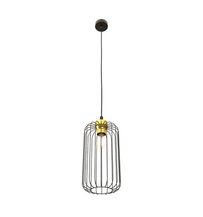 Vander 1 Sort/Guld pendellampe - Ø16 cm, E27, 230V, uden lyskilde