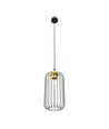 Vander 1 Sort/Guld pendellampe - Ø16 cm, E27, 230V, uden lyskilde