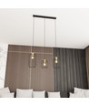 Vander 3 Sort/Guld pendellampe - Ø16 cm, E27, 230V, uden lyskilde