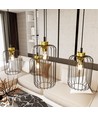 Vander 4 Sort/Guld pendellampe - Ø16 cm, E27, 230V, uden lyskilde