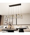 Vander 6 Sort/Guld pendellampe - Ø16 cm, E27, 230V, uden lyskilde