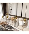 Vander 6 Sort/Guld pendellampe - Ø16 cm, E27, 230V, uden lyskilde