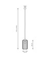 Vander 1 Sort pendellampe - Ø16 cm, E27, 230V, uden lyskilde