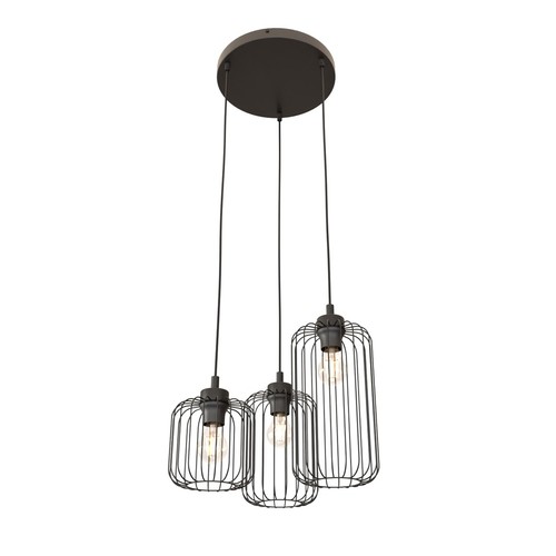 Vander 3PREM Sort pendellampe - Ø16 cm, E27, 230V, uden lyskilde