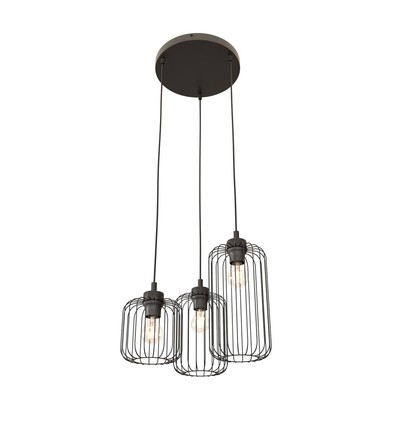 Vander 3PREM Sort pendellampe - Ø16 cm, E27, 230V, uden lyskilde