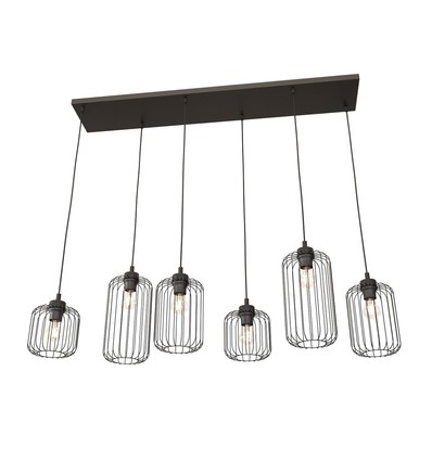 Vander 6 Sort pendellampe - Ø16 cm, E27, 230V, uden lyskilde
