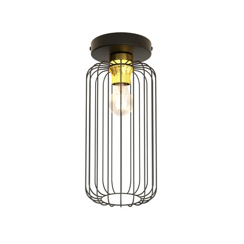 Barn 1 Sort/Guld loftslampe - Ø16 cm, E27, 230V, uden lyskilde