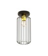 Barn 1 Sort/Guld loftslampe - Ø16 cm, E27, 230V, uden lyskilde