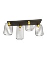Barn 4 Sort/Guld loftslampe - Ø16 cm, E27, 230V, uden lyskilde