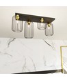 Barn 4 Sort/Guld loftslampe - Ø16 cm, E27, 230V, uden lyskilde