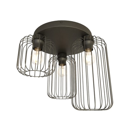 Barn 3PREM Sort loftslampe - Ø16 cm, E27, 230V, uden lyskilde