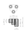 Barn 3PREM Sort loftslampe - Ø16 cm, E27, 230V, uden lyskilde