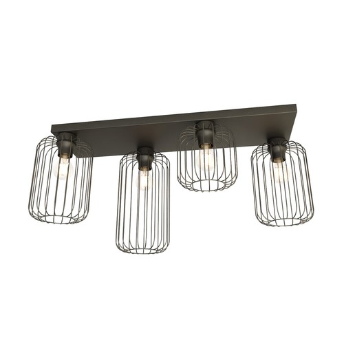 Barn 4 Sort loftslampe - Ø16 cm, E27, 230V, uden lyskilde