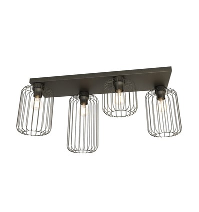 Barn 4 Sort loftslampe - Ø16 cm, E27, 230V, uden lyskilde