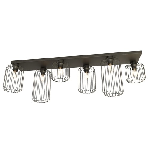 Barn 6 Sort loftslampe - Ø16 cm, E27, 230V, uden lyskilde