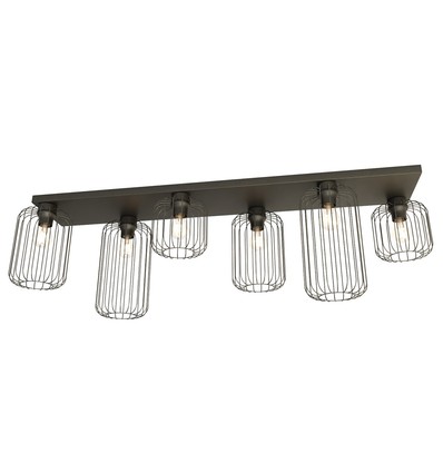 Barn 6 Sort loftslampe - Ø16 cm, E27, 230V, uden lyskilde