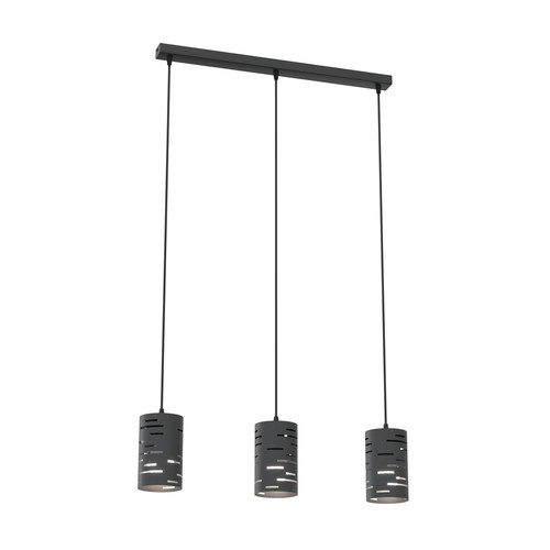 Tank 3 Sort pendellampe - Ø10 cm, E27, 230V, uden lyskilde