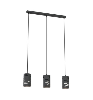 Tank 3 Sort pendellampe - Ø10 cm, E27, 230V, uden lyskilde