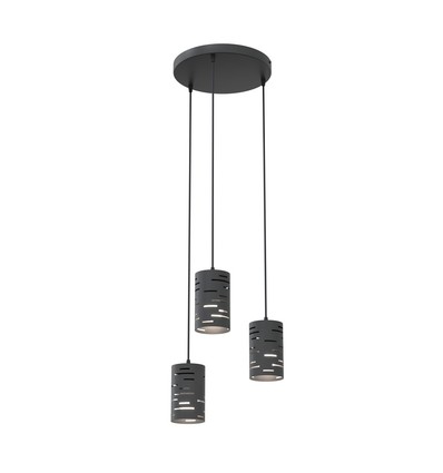 Tank 3PREM Sort pendellampe - Ø10 cm, E27, 230V, uden lyskilde