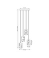 Tank 4PREM Sort pendellampe - Ø10 cm, E27, 230V, uden lyskilde