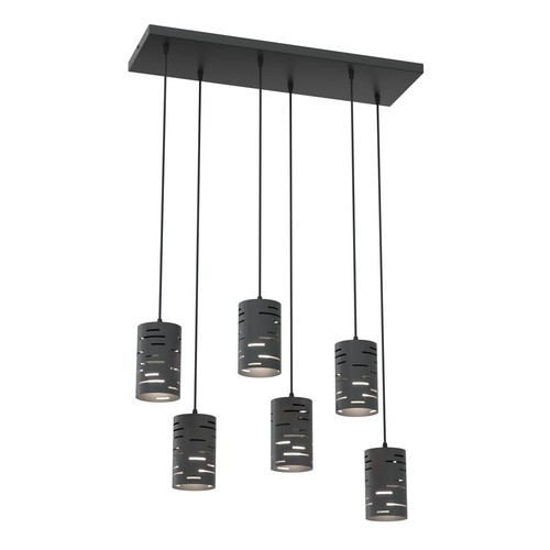 Tank 6 Sort pendellampe - Ø10 cm, E27, 230V, uden lyskilde