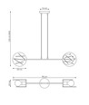 Xotic 2 Sort pendellampe - Ø20 cm, E27, 230V, uden lyskilde