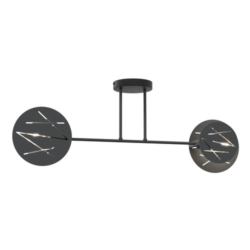 Frick 2 Sort loftslampe - Ø20 cm, E27, 230V, uden lyskilde