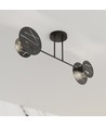 Frick 2 Sort loftslampe - Ø20 cm, E27, 230V, uden lyskilde