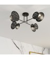 Frick 4 Sort loftslampe - Ø20 cm, E27, 230V, uden lyskilde