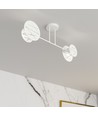 Frick 2 Hvid loftslampe - Ø20 cm, E27, 230V, uden lyskilde