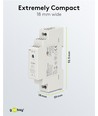 5V 12W DIN skinne strømforsyning - 5V DC, 2,4A
