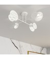Frick 4 Hvid loftslampe - Ø20 cm, E27, 230V, uden lyskilde