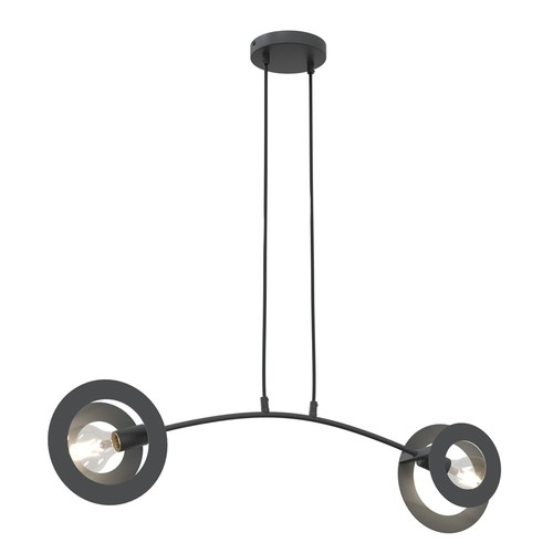 Euforia 2 Sort pendellampe - Ø20 cm, E27, 230V, uden lyskilde