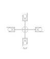 Euforia 4 Sort pendellampe - Ø20 cm, E27, 230V, uden lyskilde
