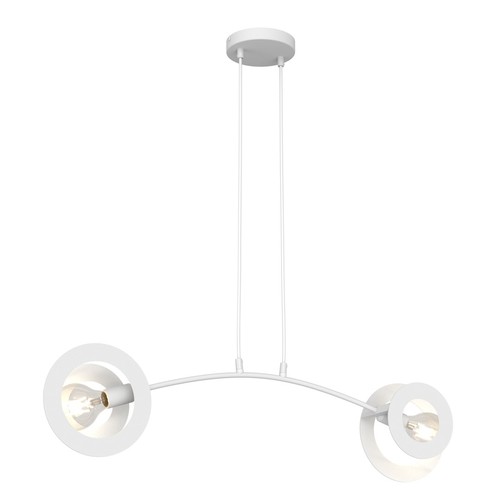Euforia 2 Hvid pendellampe - Ø20 cm, E27, 230V, uden lyskilde