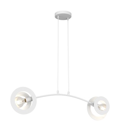 Euforia 2 Hvid pendellampe - Ø20 cm, E27, 230V, uden lyskilde