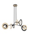 Skiva 4 Sort pendellampe - Ø20 cm, E27, 230V, uden lyskilde