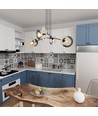 Skiva 4 Sort pendellampe - Ø20 cm, E27, 230V, uden lyskilde