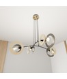 Skiva 4 Sort pendellampe - Ø20 cm, E27, 230V, uden lyskilde