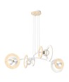 Skiva 4 Hvid pendellampe - Ø20 cm, E27, 230V, uden lyskilde