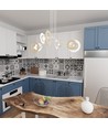 Skiva 4 Hvid pendellampe - Ø20 cm, E27, 230V, uden lyskilde
