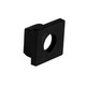 Endestykker i sort til Aluprofil 13x13 - 1 stk.